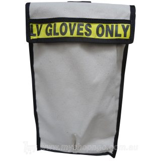 Double Pocket Velcro Canvas Glove Bag