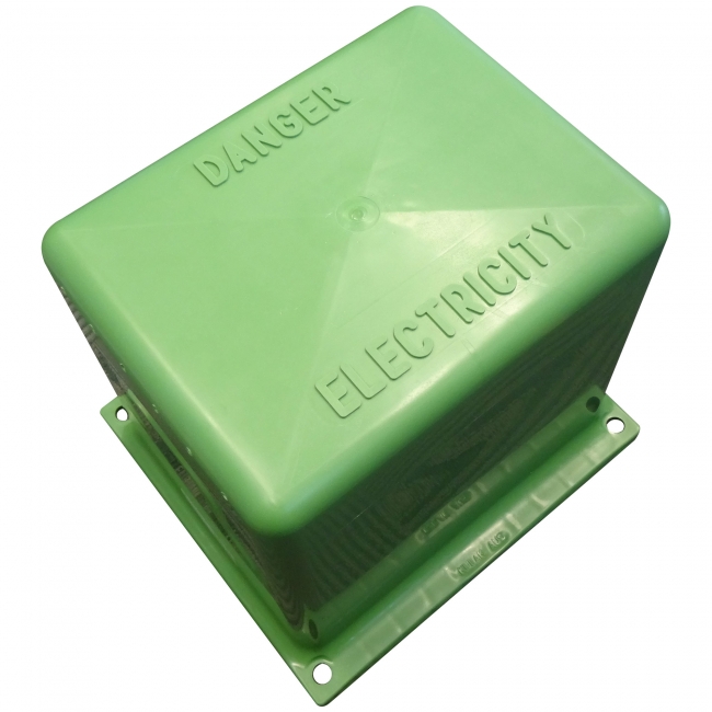 Pillar Box, Large Vented Green Rectanglr Electrical Wholesale