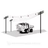 A power line marker for the mining industry - work in dark night conditions