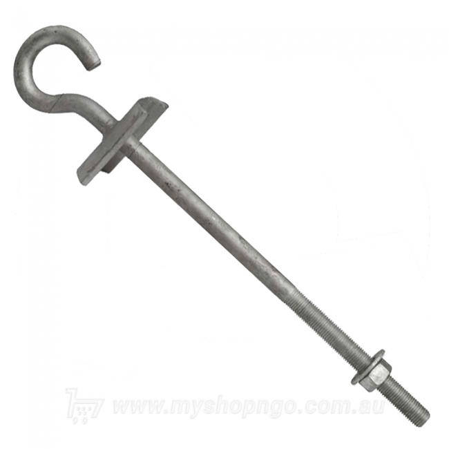 M20 Galvanised Steel Eye Bolt VARIOUS LENGTHS Electrical Wholesale