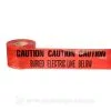 orange warning tape