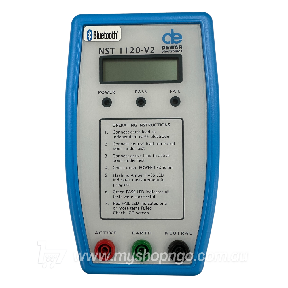 Dewar Electronics NST Tester M1120-V2-B Bluetooth and Screen Hold Dewar Electronics NST Tester M1120-V2-B Bluetooth and Screen Hold