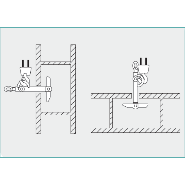Slingco Reel Lifter ZLD09186, 2,200kg, Cable Reel Handling