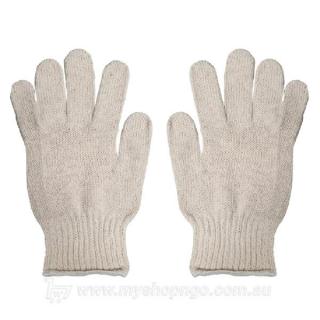 gloves white knit
